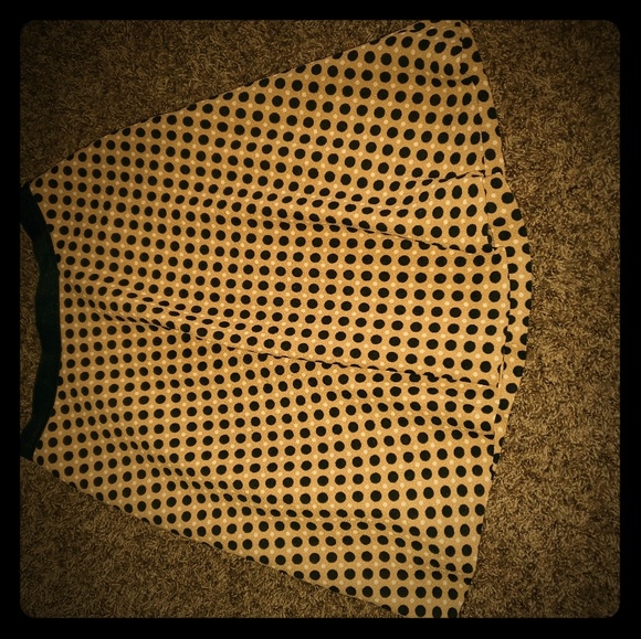 Ann Taylor Women's Size 2P Polka Dot Skirt - Picture 1 of 3